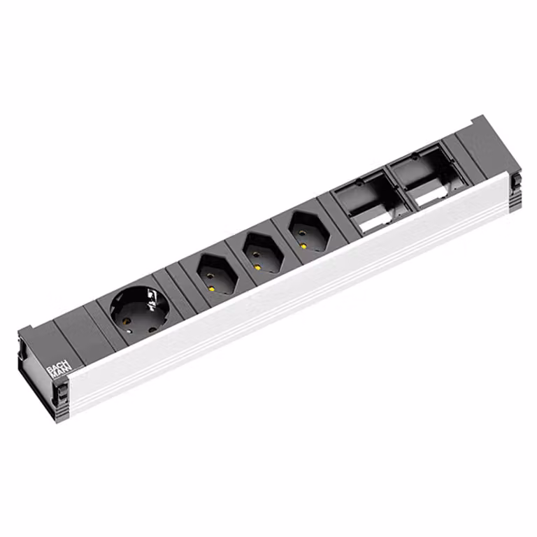 BACHMANN CONI 1xCEE7/3 3xCH 2xCM, potenza 0,2m GST18 Germania/Svizzera