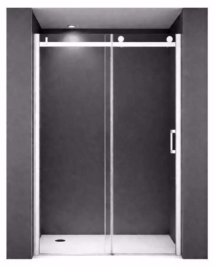 Glaswerk Westfalen - Porta doccia/porta scorrevole 125x195 cm, colore bianco