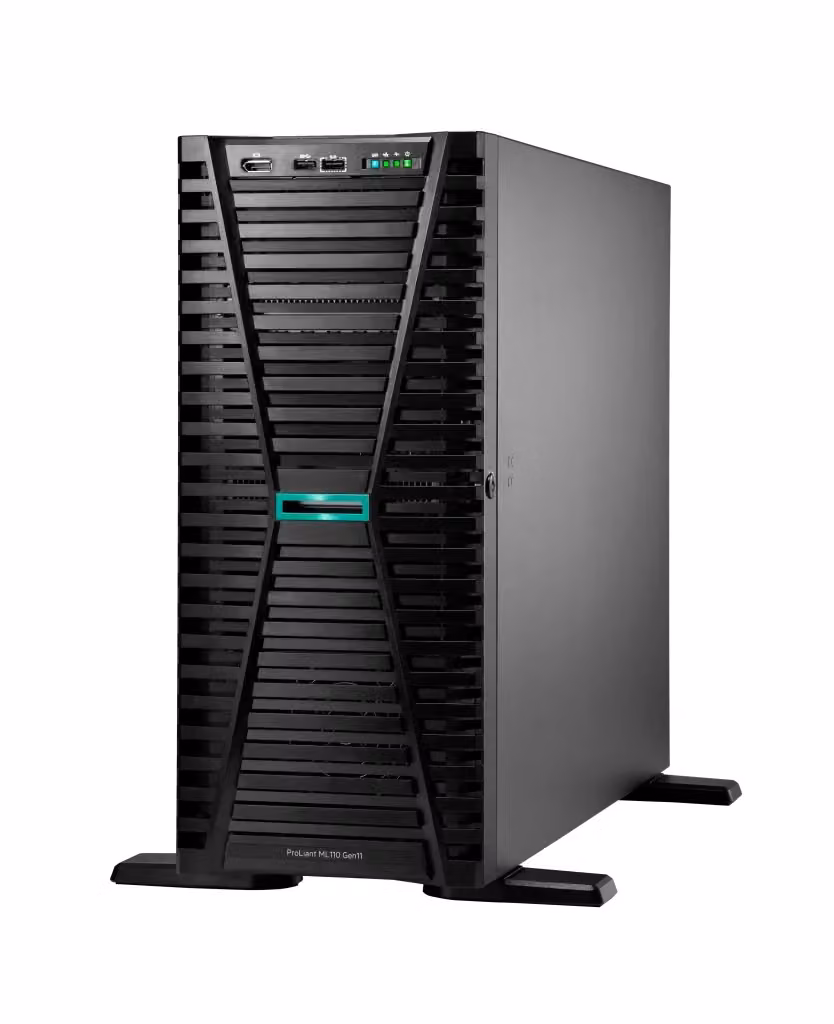 Server HPE ML110 Gen11 con Intel Xeon-S 4514Y 16C 2.0GHz, 2x32GB DDR5, 2x480GB SSD, 8SFF, MR408i-O, 2x1000W, Nero – 2