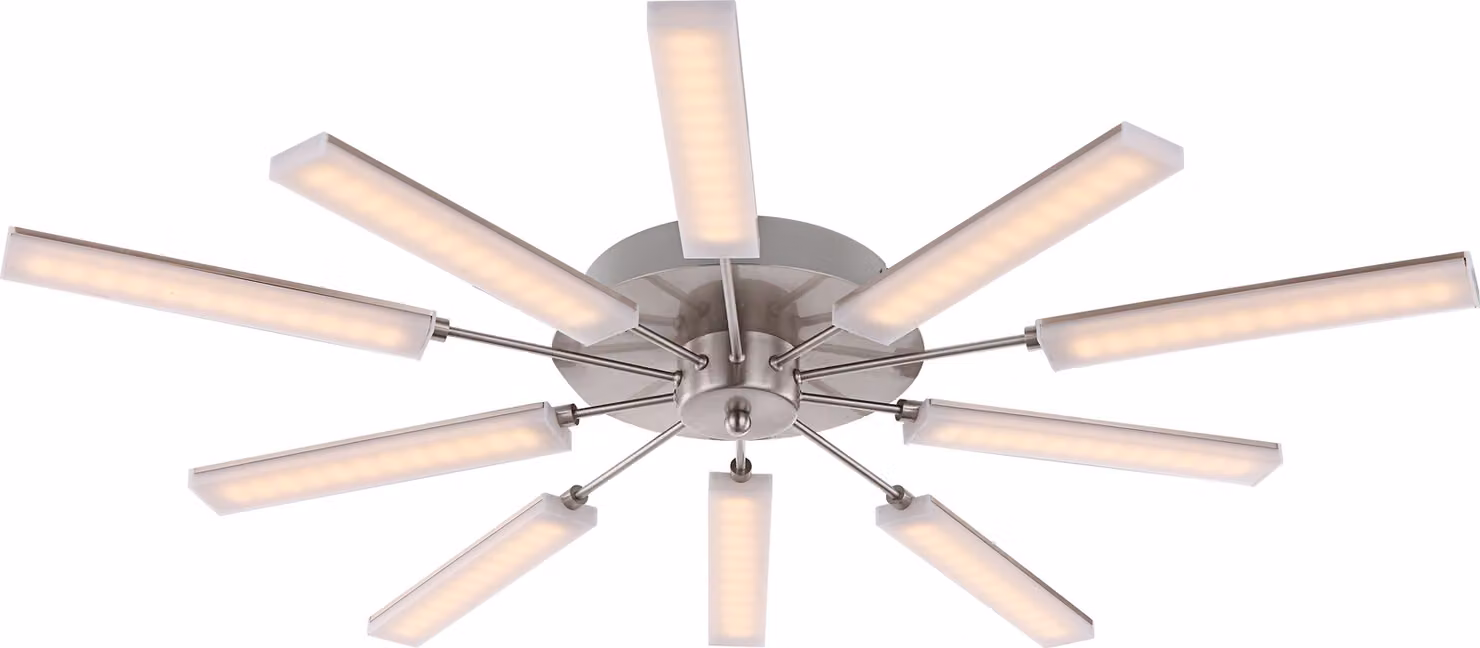Globo Lampada da soffitto Dl Nichel Opaco, 10Xled 67066-10D