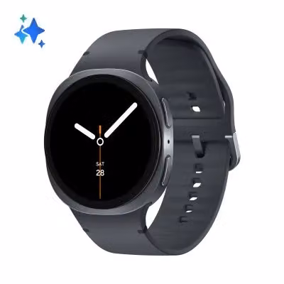 Smartwatch Samsung Galaxy Watch8 40mm con Display da 1,3 pollici, Bluetooth, GPS, Monitoraggio del sonno e del battito cardiaco, Resistente all'acqua, Nero e Grigio – 2
