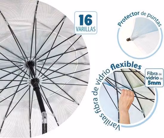 Ombrellone da spiaggia in alluminio con custodia da viaggio e protezione solare UPF 50+, verde o blu, 220 cm