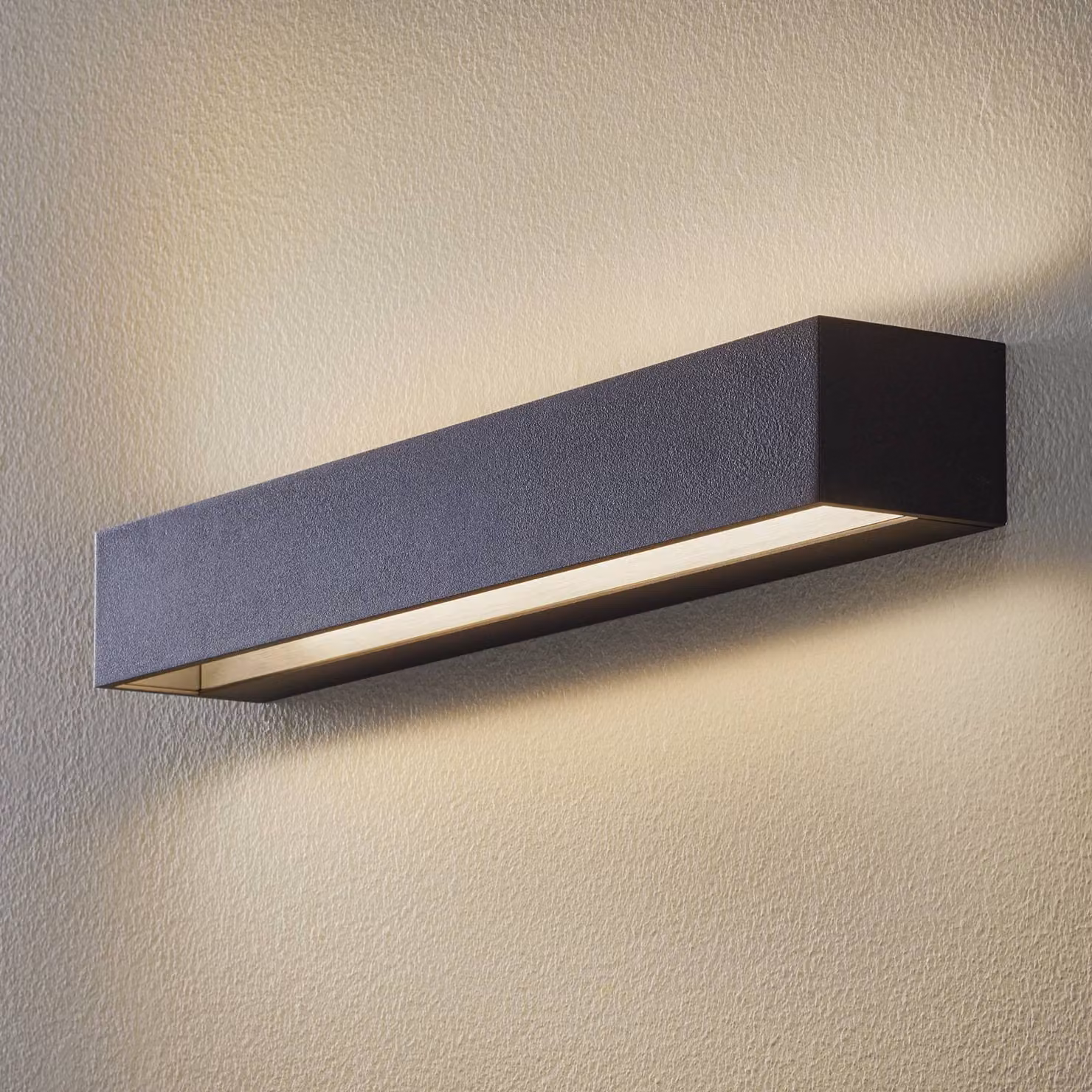 BEGA Applique da parete a LED Studio Line, Nero, Corridoio, Alluminio, Applique a LED