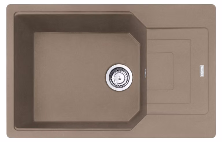 Franke URBAN UBG 611-78 XL lavello in CASHMERE con manopola eccentrica in acciaio inox / dimensioni di incasso 760 x 480 mm / lavello in granito