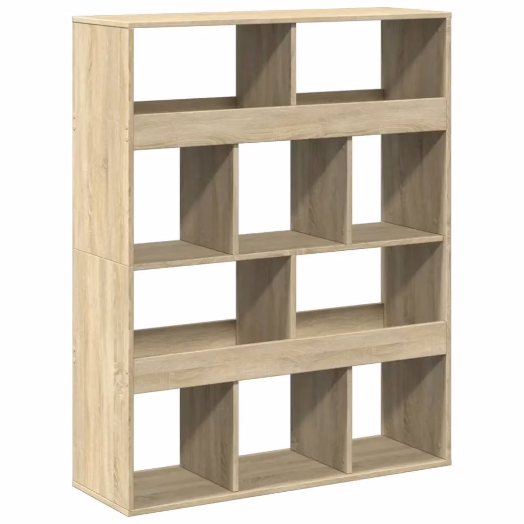 Libreria-Scaffale Design Mania in Legno Multistrato Rovere Sonoma, Colore Marrone e Beige, L 100 cm x P 33 cm x H 125,5 cm – 2