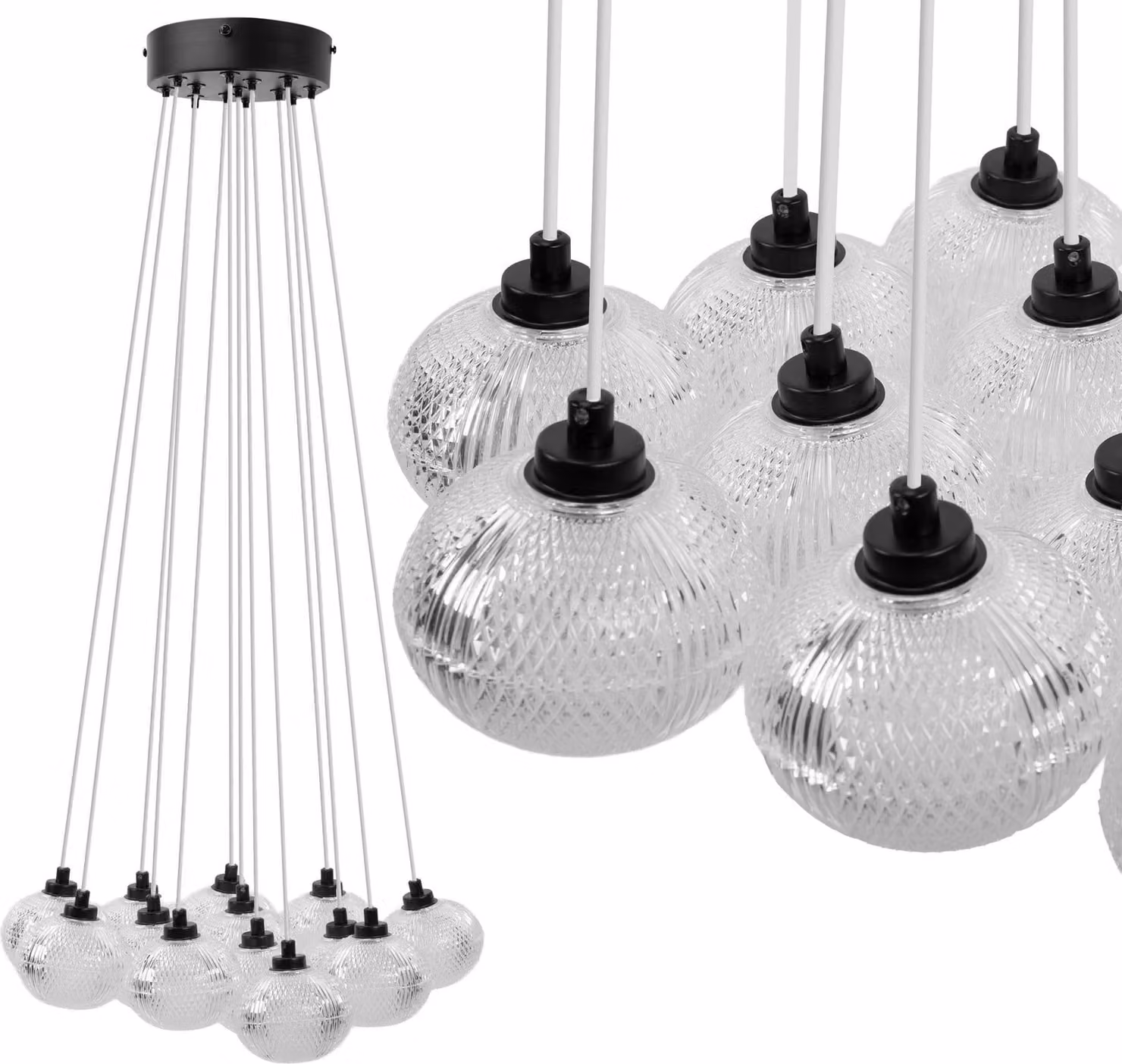 Lámpara De Techo TOOLIGHT MS024-13CP Black0