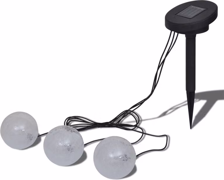 Set 3x lampada galleggiante solare a LED per laghetto piscina