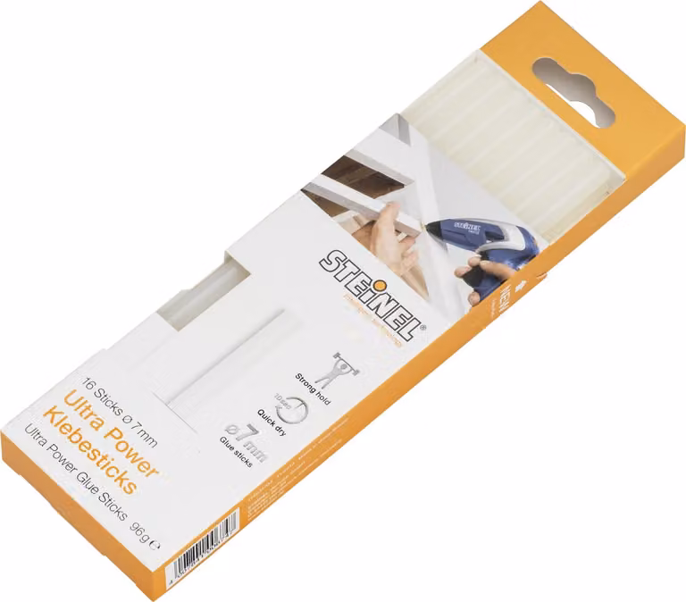 Steinel stick di colla Ø 7 mm Ultra Power confezione da 16 pezzi