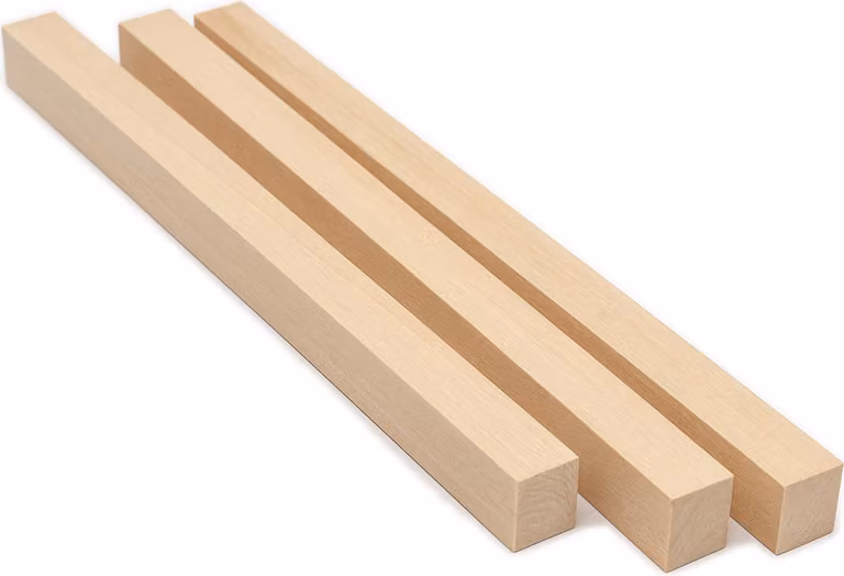 Set di lavoretti in legno per bambini o adulti (2,5x2,5x40 cm, 10 pezzi)