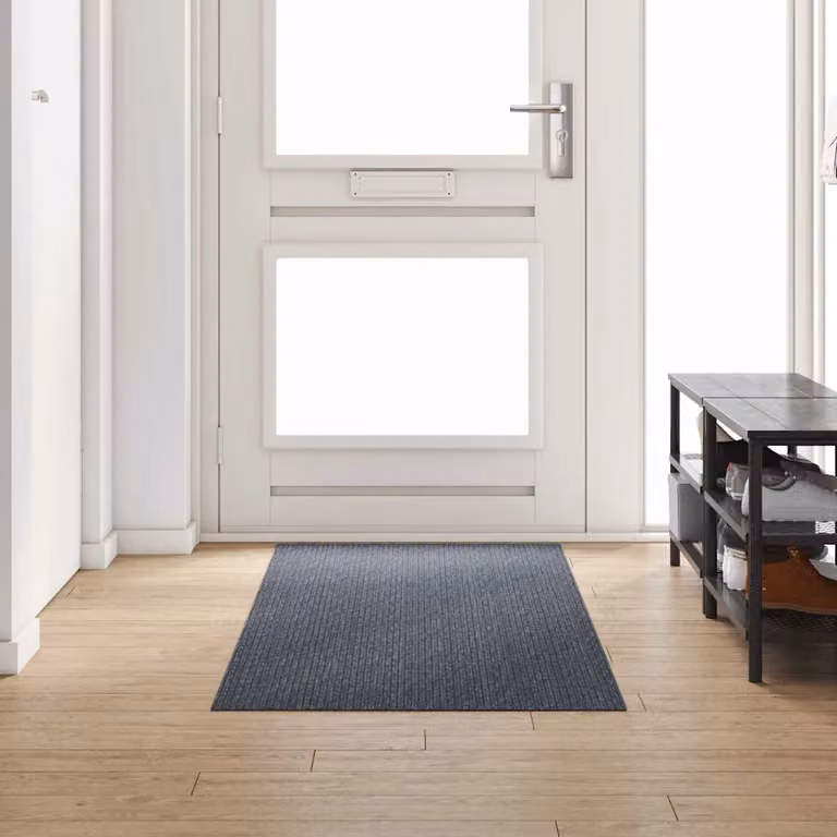 Runner in moquette vidaXL grigio, moderno e antiscivolo, L: 80 cm x P: 250 cm