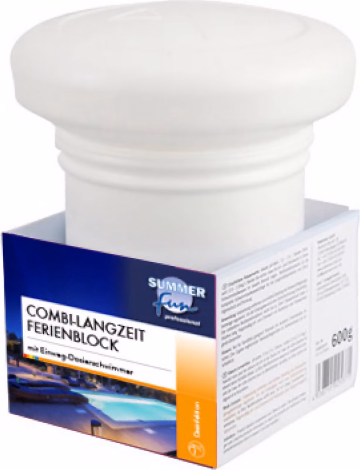 Summer Fun Combi Blocco vacanze a lunga durata 600 g - con dosatore galleggiante