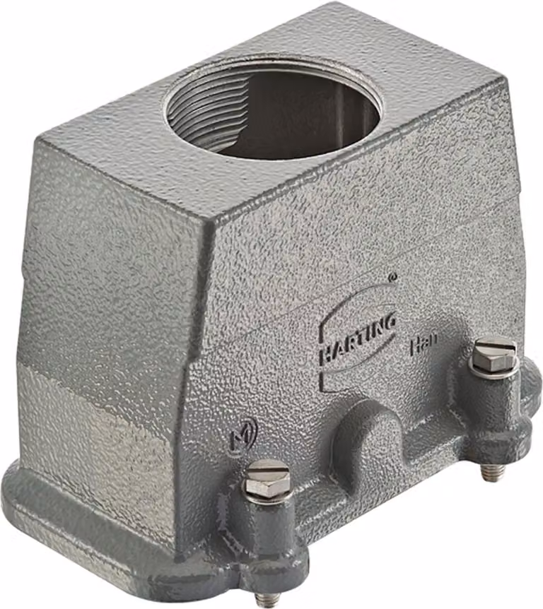 HARTING Han 16HP Contenitore a manicotto, 1xM40 uscita cavo diritta, chiusura a vite - 1 pezzo