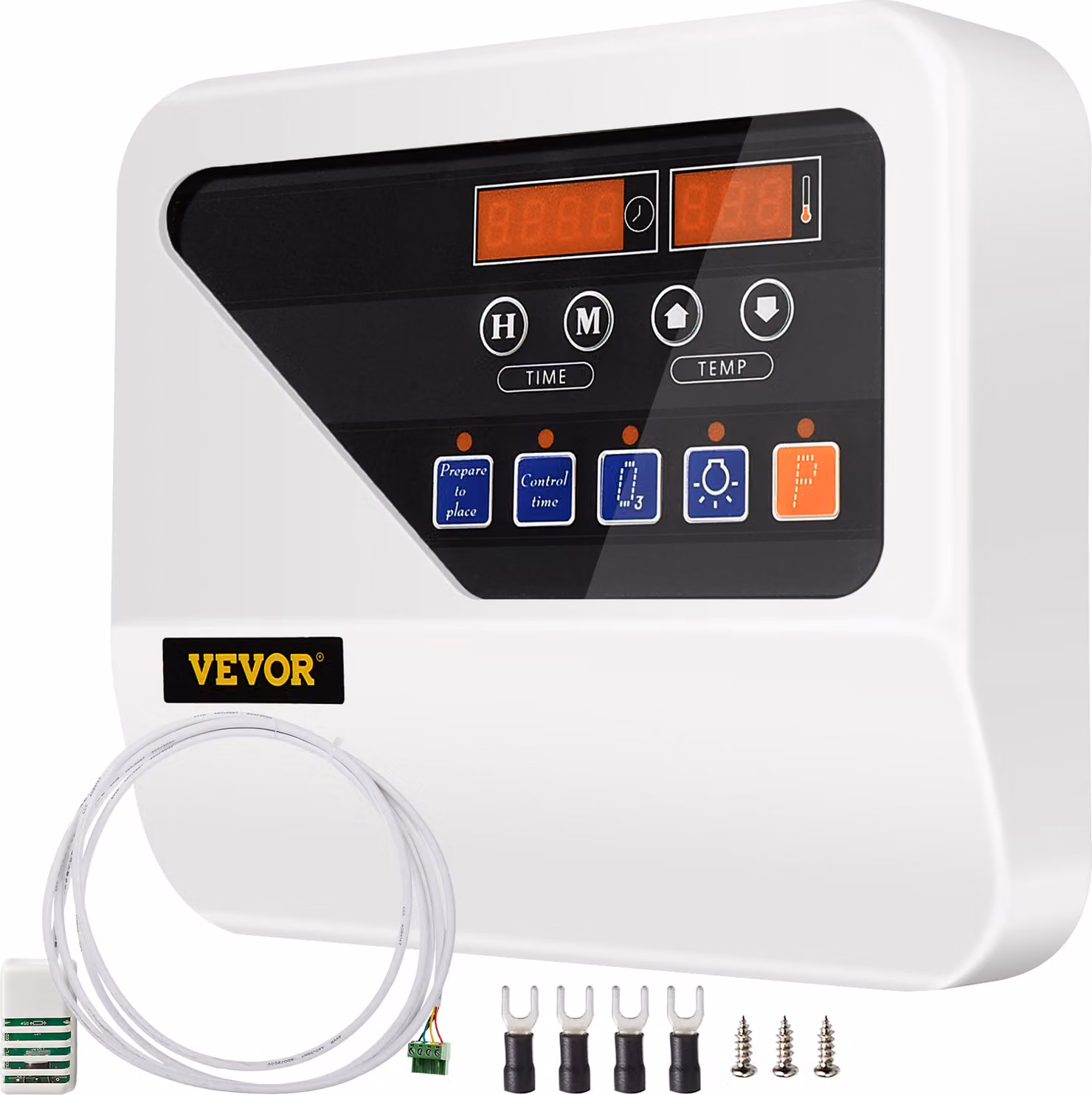 VEVOR 400V centralina per il riscaldamento della sauna Regolatore digitale del riscaldamento della sauna, display del regolatore digitale del riscaldamento della sauna con unità di controllo esterna 25 x 22 x 7,6 cm Regolatore digitale esterno per hotel e