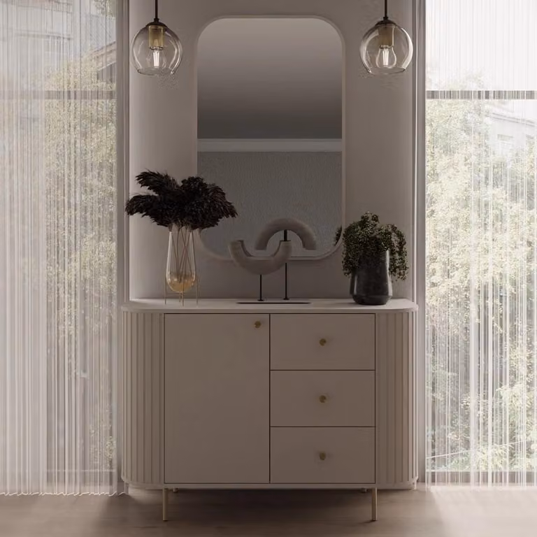 Cassettiera combinata NYRA - beige
