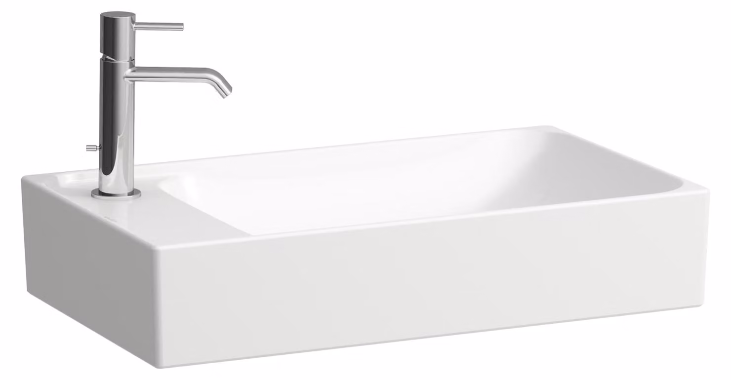 LAUFEN MEDA vasque, 600x350mm, 1 trou pour robinetterie à gauche, sans trop-plein, H8121134001131, H8121134001131