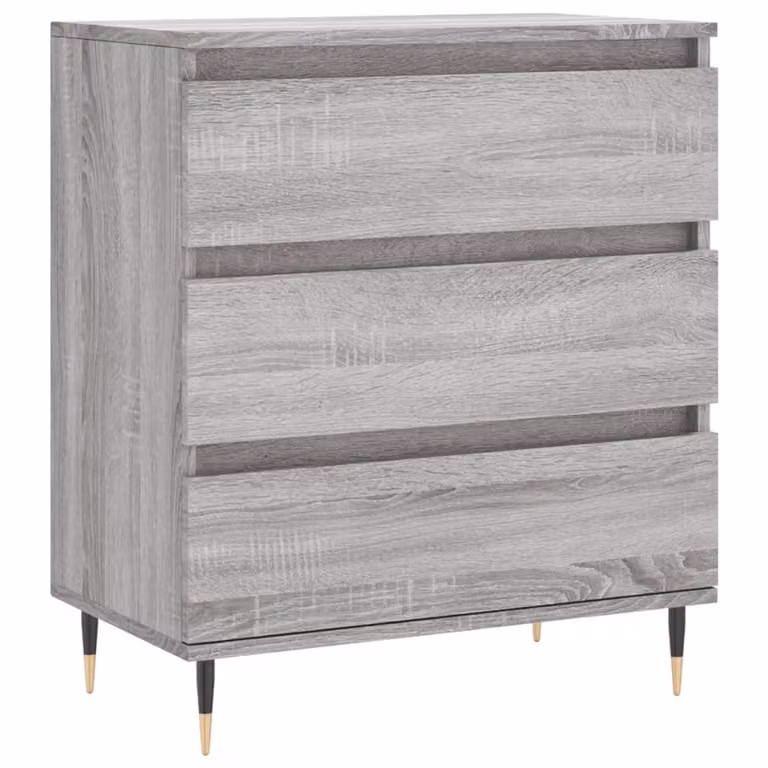 Credenza Grigio Sonoma 60x35x70 cm in Legno Multistrato