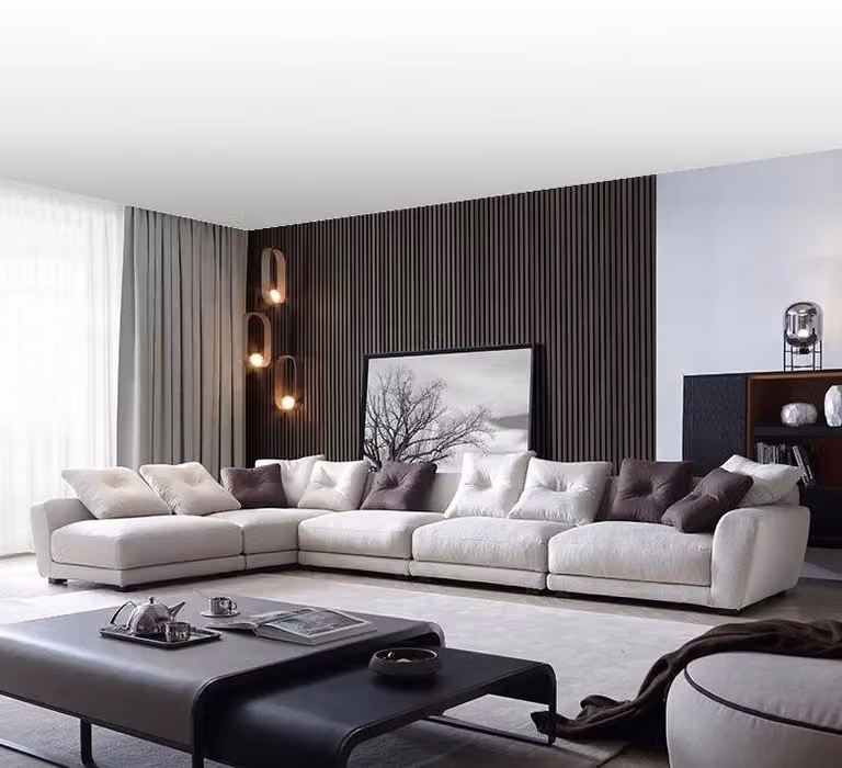 Ecksofa Wohnzimmer Schlaf Sofa Couchen Couch Garnitur L-Form Leder Garnitur