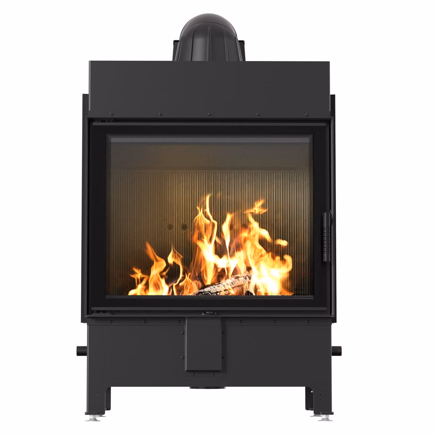 Caminetto in acciaio KRATKI LUCY 15 kW Ø 200 nero thermotec