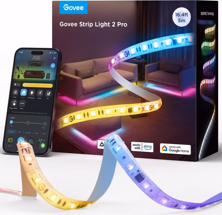 Govee Light 2 Pro Striscia luminosa universale LED 5000 mm