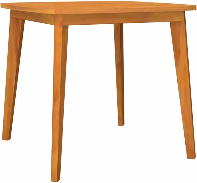 Tavolo da giardino quadrato in legno di acacia marrone L/P/H: 85 x 85 x 75 cm
