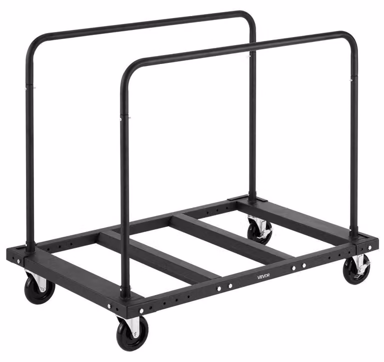 Carrello trasportatore per lastre - Capacità di carico: 816 kg - Dimensioni base: 1152 x 746 mm