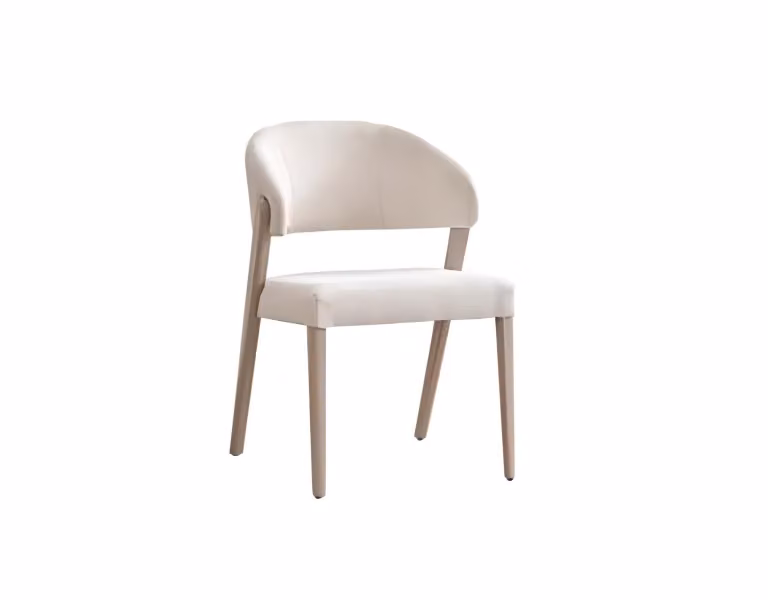 Esszimmer Stuhl Weißer Poslterstuhl Designer Esszimmer Holz Stühle