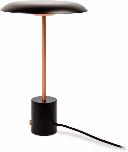 HOSHI, Lampada da Tavolo per Interni, Faro Barcelona Colore: Nero e Rame