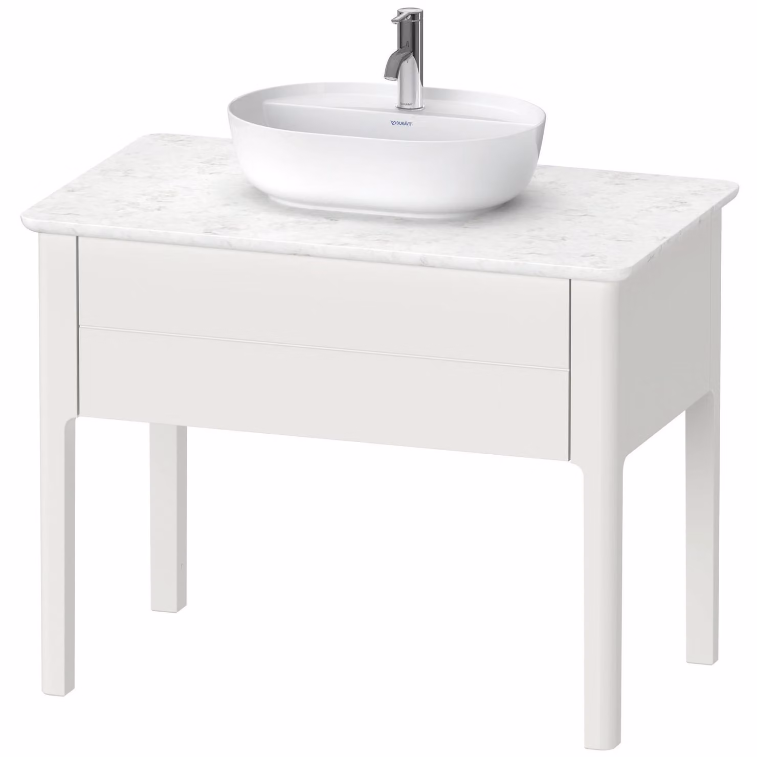 Duravit Luv bâti-support pour lavabo à poser LU9564, 938 x 570 mm, 1 tiroir, LU956403939, LU956403939