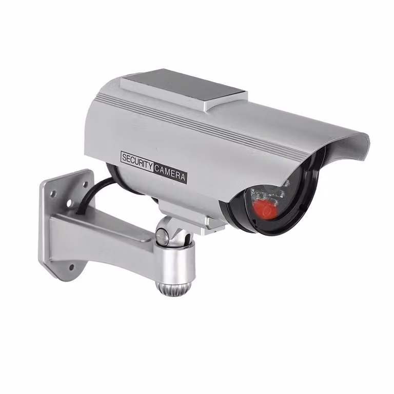 VIRONE CD-2/G falsa telecamera CCTV, 2 x AA, pannello solare, colore grigio