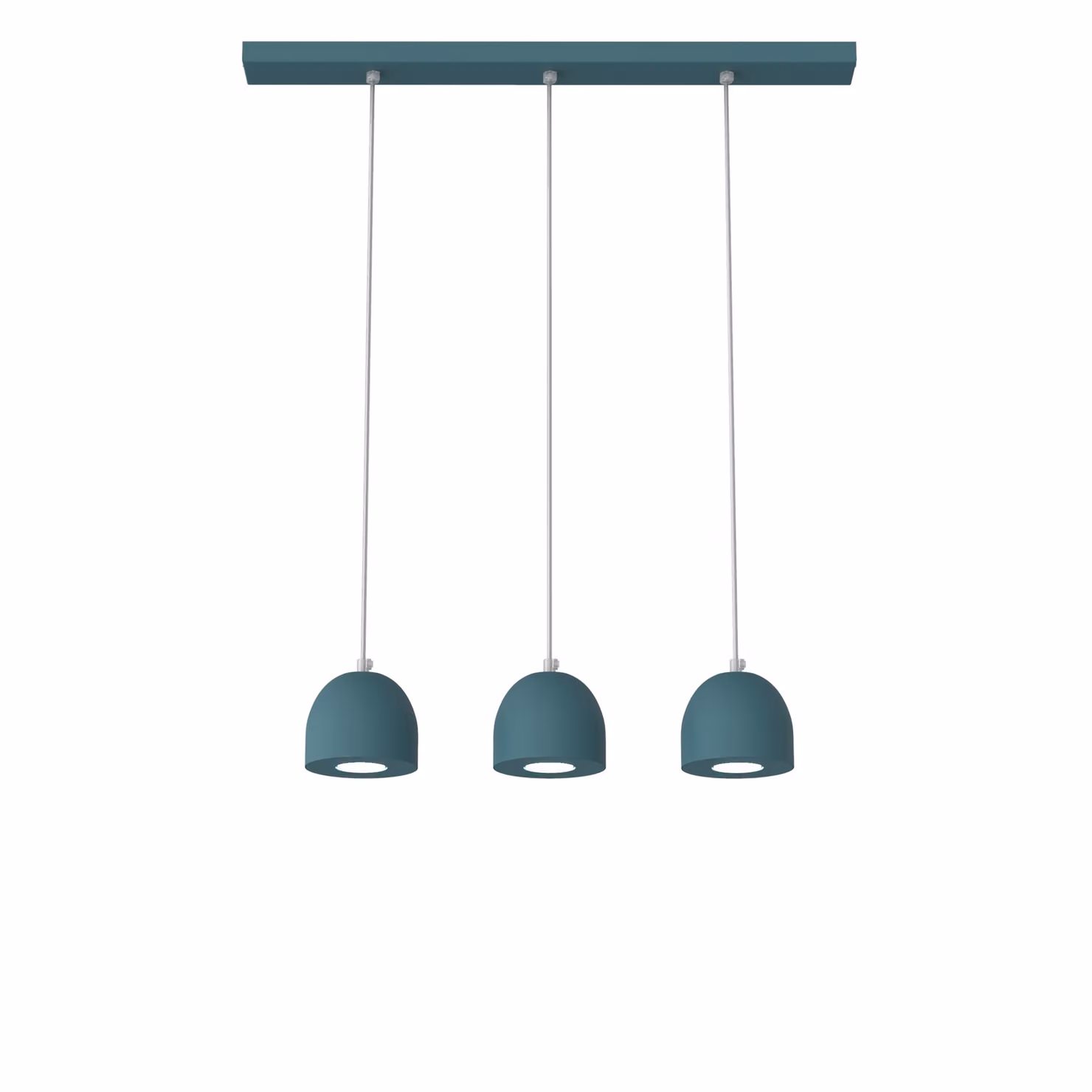 Lampada A Sospensione Campanella Linear X3 Monocolore Opaca