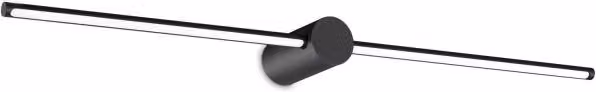 Lampada da parete Ideal-Lux Filo Ap D075 nera in metallo con tecnologia LED e illuminazione up/down