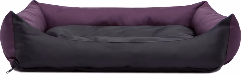 Cuscino per cani Lettino per cani Cuscino per cani Pontes - Eco - 62 x 43 x 15 cm [taglia: L] - Viola con nero