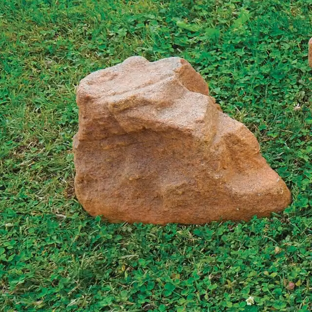 Roccia Artificiale Decorativa da Giardino GIORDANOSHOP in Vetroresina Marrone L: 43 cm, P: 24 cm, H: 28 cm