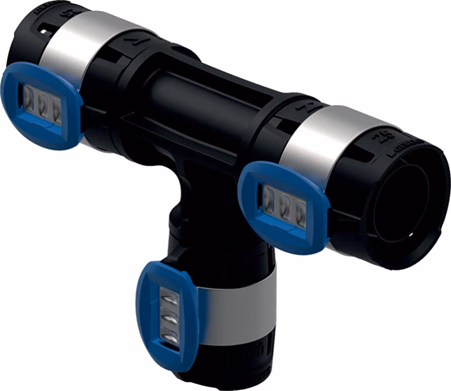 Geberit GE FlowFit Raccordo a T, ridotto, PPSU, d25, 20, 20 mm, 1 pz.