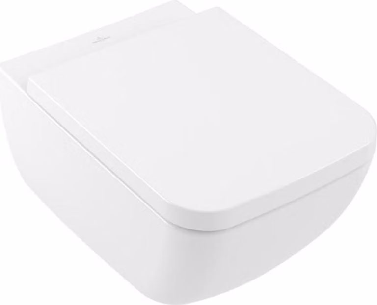 Collaro, Villeroy & Boch, pack WC combiné, rectangulaire, suspendu, DirectFlush, 375x560x340mm, 4626HSR1, 4626HSR1