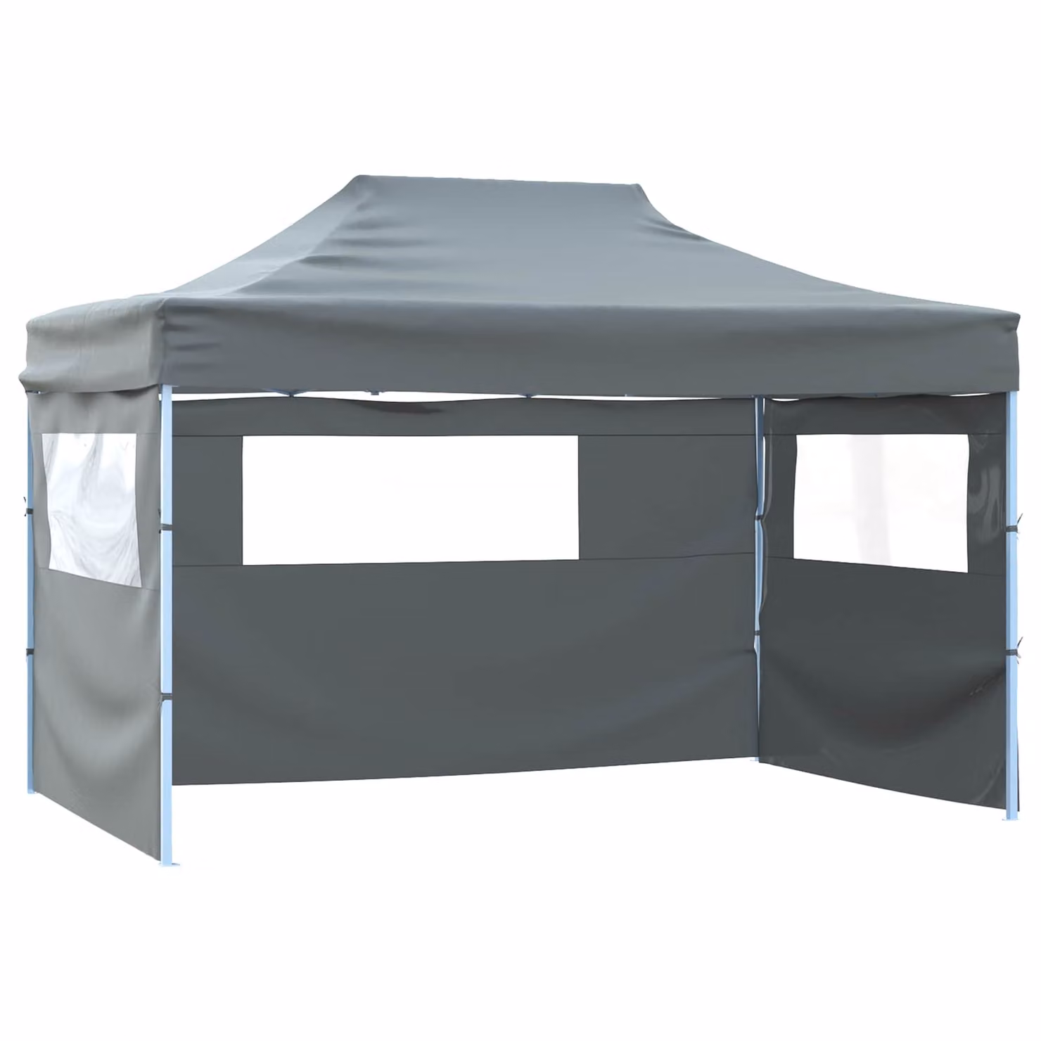 Tenda Party vidaXL in tessuto Oxford e acciaio, Antracite e Bianco, L: 291 cm, P: 431 cm, H: 315 cm