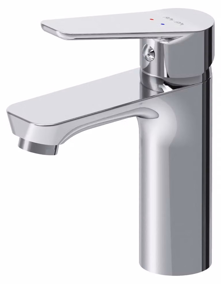 Omgoods - FTA02200 Miscelatore monocomando per lavabo - Cromo - Design moderno