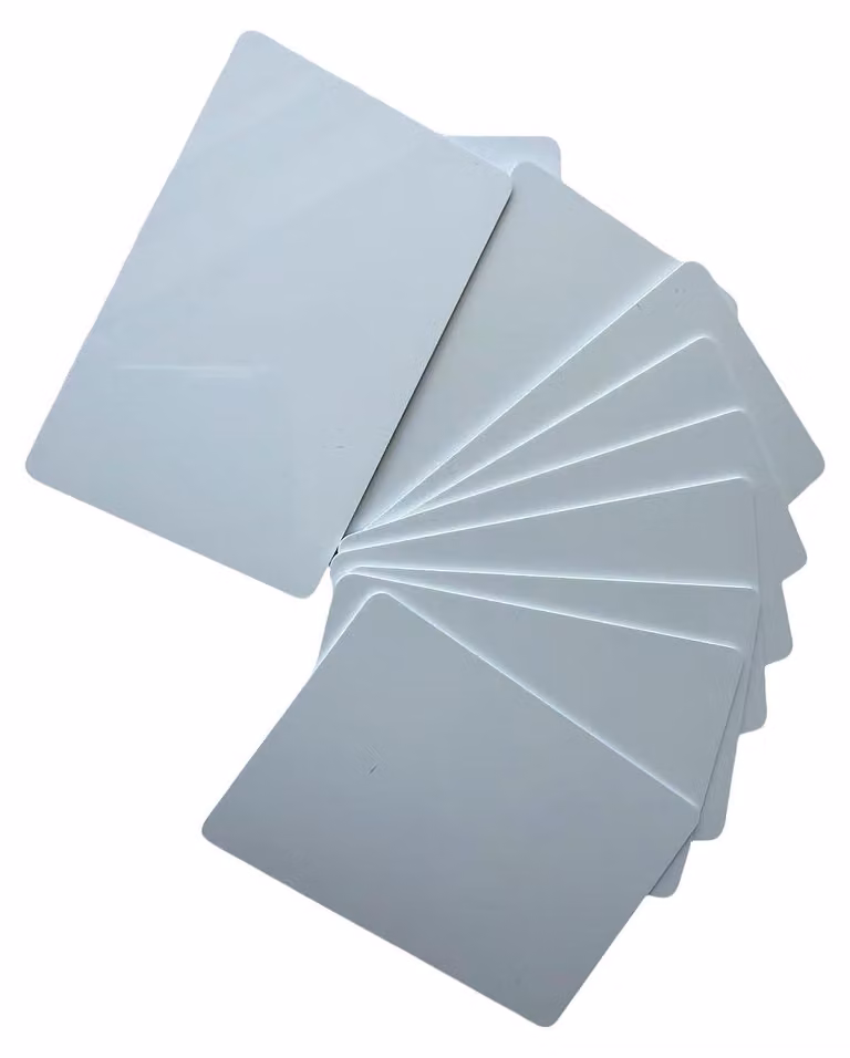 Carta RFID ICODE SLIX, bianca, 13,56 MHz, confezione da 10 pezzi