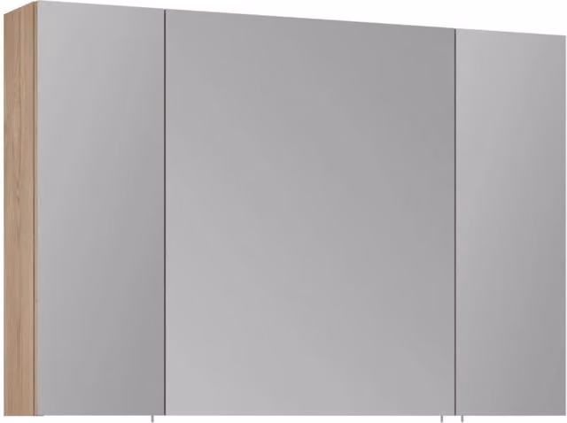 Mobile da bagno con specchio "Side 100" - 100 x 16 x 66 cm - Rovere