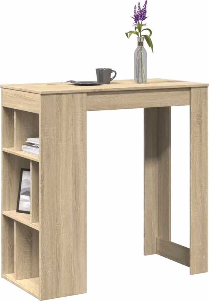Maison Exclusive - Tavolo da bar con ripiano in rovere Sonoma 102x50x103,5 cm Materiale ligneo