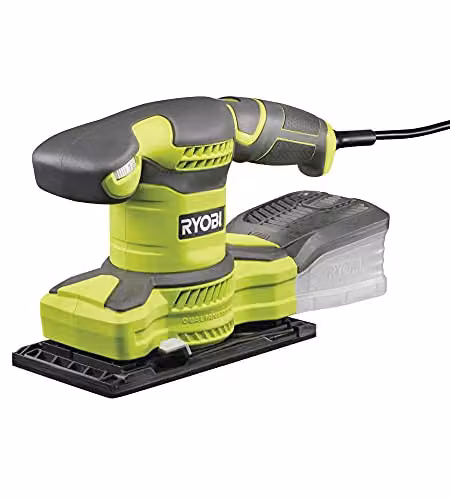 Ryobi - Levigatrice Orbitale 280W con 4 carte abrasive - RSS280-S