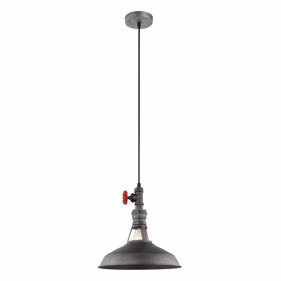 Italux Garibaldo, lampada a sospensione moderna bianca MDM-2781/1 GR+BK