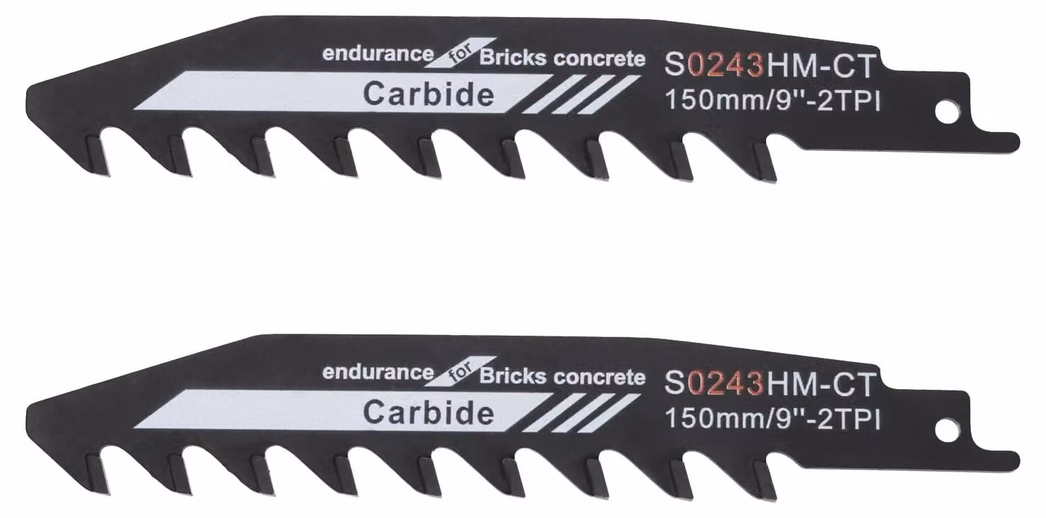 Omgoods - Lame per seghetto 152 mm - Lame per seghetto - Lame per seghetto alternativo - Adatte per legno/cemento/mattoni - Acciaio al carbonio - Resistenti agli urti - Seghetti alternativi