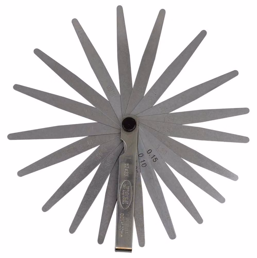 Jbm Set di calibri a quadrante 20 foglie 0,05-1,0 Mm Argento Taglia unica