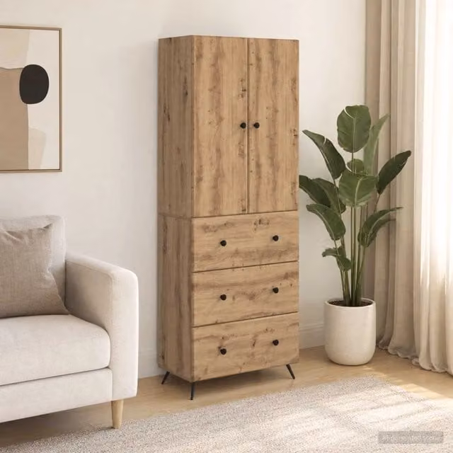 Set di armadi 2 pz 66 x 34,5 x 90 cm Legno ingegnerizzato 3416888