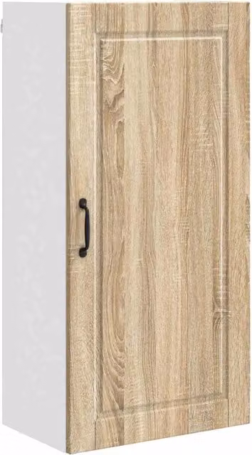 Pratico armadio da cucina a parete moderno contenitore 50 x 31 x 100 cm in legno multistrato rovere sonoma 02_0054467