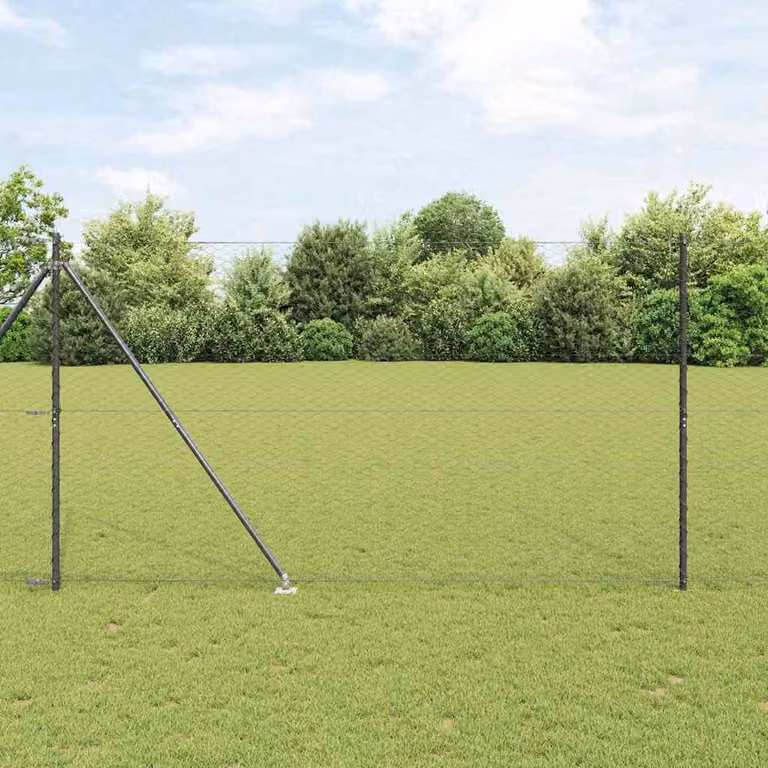 Maison Exclusive - Palo della recinzione Grigio 100 x 1,6 m (rete da 36 mm)