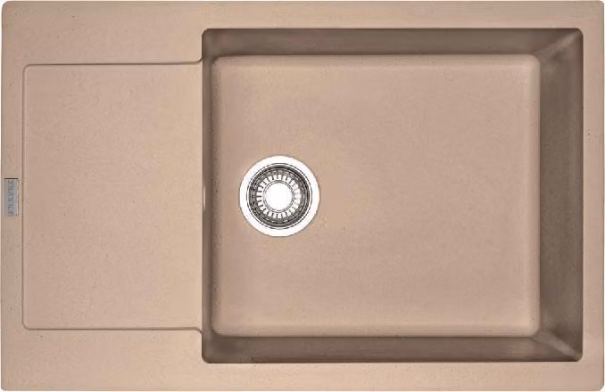 Franke Maris - Lavello in Fragranite MRG 611-78 BB, 780x500 mm, colore sabbia 114.0363.188