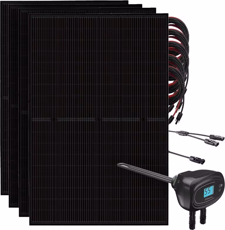 sistema solare da 1800W con resistenza Fothermo per boiler per acqua calda sanitaria