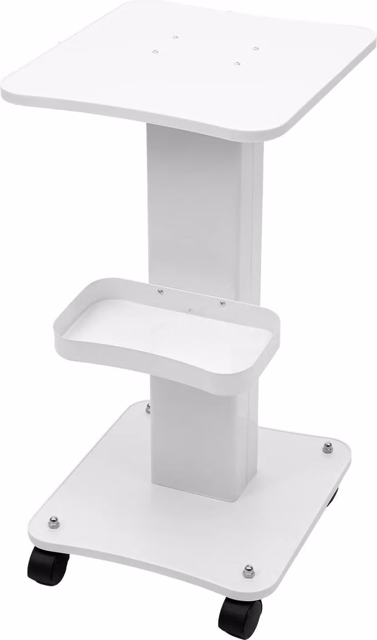 ABS Simplicity, carrello da salone, portata 40 kg, bianco - per saloni, ospedali, parrucchieri e laboratori